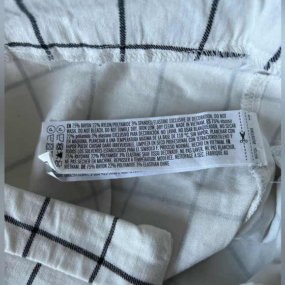 Forever21 checkered/striped pants - Picture 7 of 9